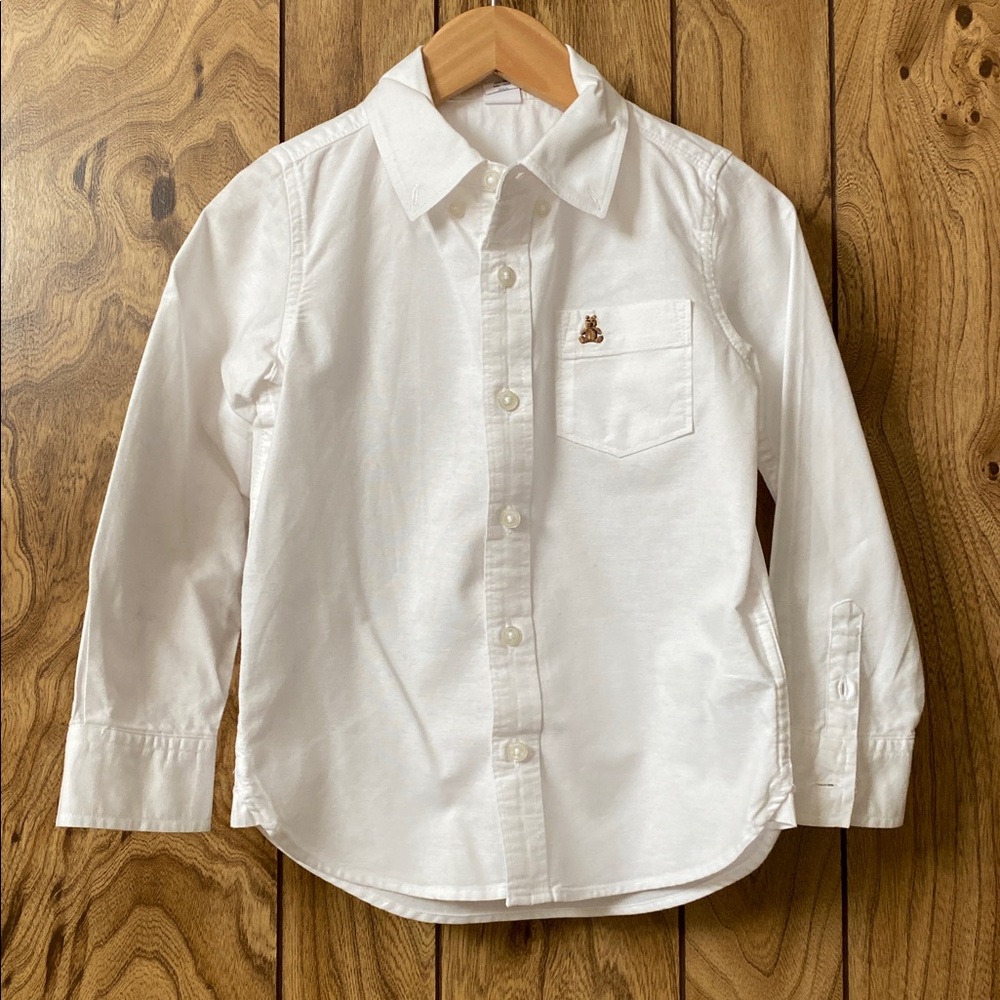 Gap Toddler White Button-Up Shirt